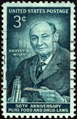 US FDA commemorative postage stamp marking 50 years of the Food and Drug Administration